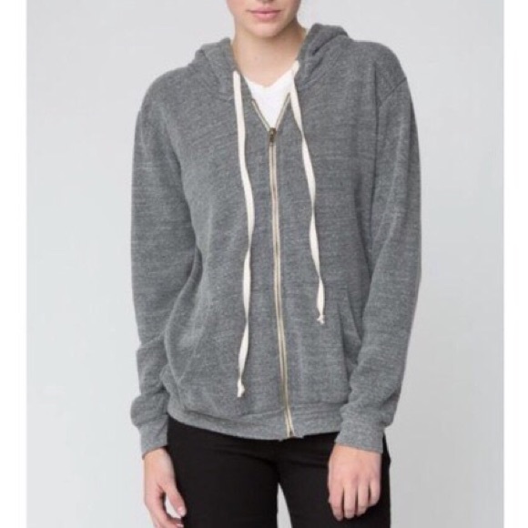 Brandy Melville Tops - John Galt / Brandy Melville Zip Up Hoodie